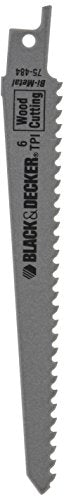 Black & Decker 75-484 Wood Cut Replacement Blades, 6