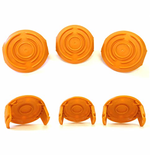 WORX WA6531 GT Trimmer Replacement Spool Cap Covers (3 Pack)