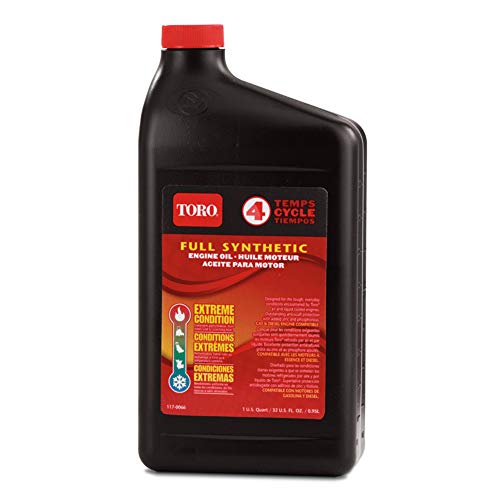TORO Full Synthetic SAE 10W-30 4-Cycle Engine Oil 32 Ounce Bottle 138-6053