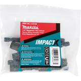 Makita A-97106 ImpactX™ 1/4″ x 1-3/4″ Magnetic Nut Driver, 10 pack