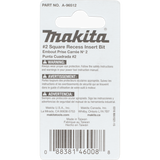 Makita A-96512 ImpactX™ #2 Square Recess 1″ Insert Bit, 2 Pack