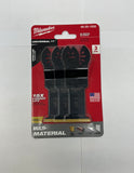 Milwaukee 1-3/8" TITANIUM ENHANCED BI-METAL MULTI-MATERIAL BLADE 3PK 49-25-1233