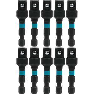 Makita A-99390 ImpactX™ 3/8″ x 2″ Socket Adapter, 10 pack