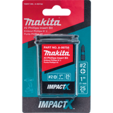 Makita A-99758 ImpactX™ #2 Phillips 1″ Insert Bit, 25 pack