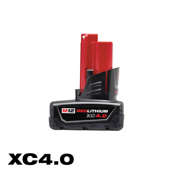 Milwaukee 48-11-2440 M12™ REDLITHIUM™ XC 4.0Ah Extended Capacity Battery Pack