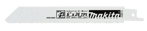 Makita 723067-A-25 Metal Cutting Reciprocating Blade, 25-Pack, 6-Inch by 24-TPI