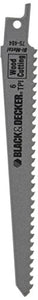 Black & Decker 75-484 Wood Cut Replacement Blades, 6"