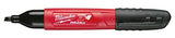 MILWAUKEE ELEC TOOL 48-22-3103 Medium, Chisel Black Marker,