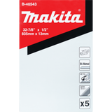 Makita B-40543 32-7/8" 14TPI Compact Portable Band Saw Blade, 5/pk