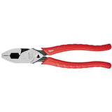 Milwaukee 48-22-6100 9 Inch Leverage Lineman Pliers w/ Crimper and Pipe Reaming Head Design