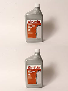 Kinetix 2 PK 80034 1 Quart Bottle Extreme-Duty Bar & Chain Oil with TakFlo
