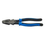 Klein Tools J2000-9NE Side Cutter Linemans Pliers, High Leverage 9-Inch Pliers Cut ACSR, Screws, Nails, Wire