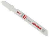 Milwaukee 48-42-5121 3-Inch, 18 Teeth per Inch, Bi-Metal Jig Saw Blades, 5-Pack