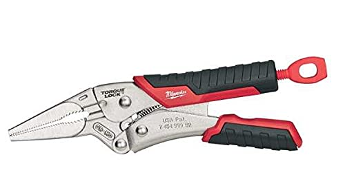Milwaukee 48-22-3406 Long Nose Locking Pliers with Grip 6-inch