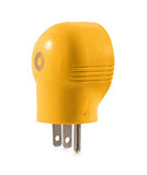 Camco 55325 15 AMP Male / 30 AMP Female 90 Degree Electrical Adapter , Yellow