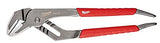 Milwaukee 48-22-6312 12", Straight Jaw Pliers with Ream & Punch Exposed Metal Handles & A Precision Ground Plier Head