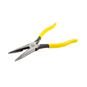Klein Tools D203-8 Linemans Pliers, Needle Nose Side Cutters, 8-Inch Alligator Pliers with Extended Handle