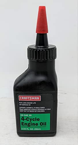 MTD 737-04339 HD SAE 30 4-Cycle Trimmer Engine Oil 3.04oz - Replaces Craftsman and Others