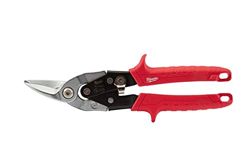 Milwaukee Elec Tool 48-22-4510 Snips Left Serrated 10L, Black, Red, Stainless