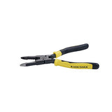 Klein Tools J206-8C Long Nose All-Purpose Spring Loaded Pliers, Forged Steel with Dual Material Journeyman Handles