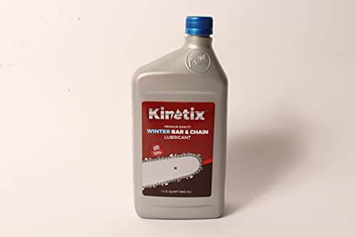Kinetix 80015 1 Quart Bottle Winter-Grade Bar & Chain Oil with TakFlo
