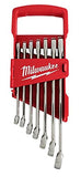 Milwaukee 48-22-9407 7 Pc Combination Wrench Set - SAE