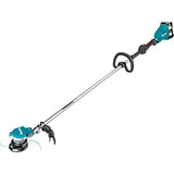 Makita XRU15PT1 Lithium-Ion Brushless Cordless (5.0Ah) 18V X2 (36V) LXT String Trimmer Kit with 4 Batteries, Teal
