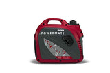 Powermate PM2000i 50ST P0080501 Gas Inverter Generator 2000 Watt 50 ST, Red, Black, Powered by Generac