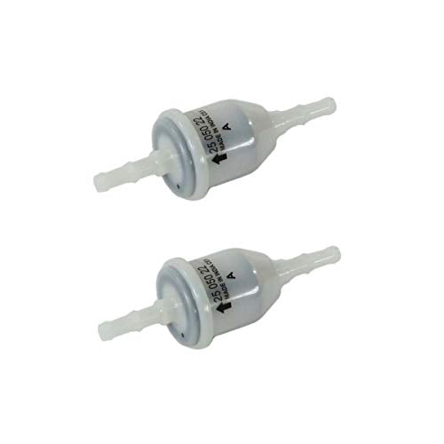Kohler 25 050 22-S Pack of 2 Fuel Filters 51 Micron With 1/4 Fuel Line
