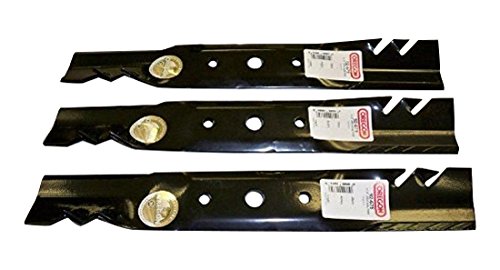 Set Of 3, Gator 3-in-1 Mulching Blades to Replace John Deere Blades GX20250, GX20819, GY20568