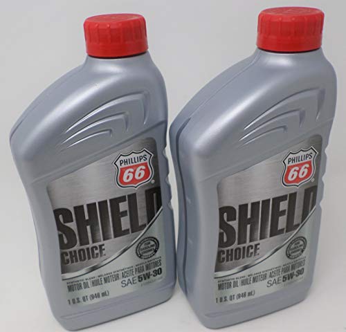 Phillips 66 5W30 Shield Choice Oil Quart 1081455 (Pack of 2)