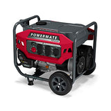 Powermate P0081200 Gas Generator 4500 Watt CO Sensor 50 ST, Powered by Generac