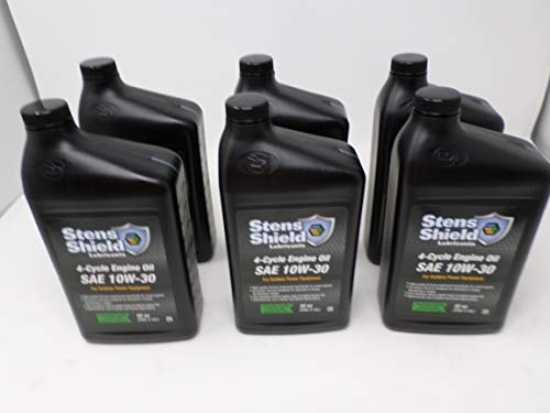 Stens Shield 770-132 SAE 10W-30 4-Cycle Engine Oil Quart (Pack of 6)