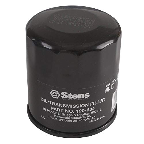 Stens New Oil Filter 120-634 Compatible with Kubota T1460, T1560, T1700 H, T1770, T1870 and TG1860 G, Onan E125V, Robin EH18V, EH64 and EH65, Yamaha MX775, MX800 and MX825 12499-32430, 5021334X1