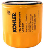 Kohler 52 050 02-S Engine Oil Filter Extra Capacity and Champion RC12YC Spark Plug For CH11 - CH15, CV11 - CV22, M18 - M20, MV16 - MV20 And K582