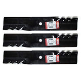 3PK 32" & 48" Oregon 596-310 Gator Mulching Mower Blades for Bobcat 112111-01 & Ferris 1520843, 20843, 5020843, 1520843S