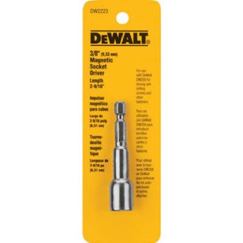 DEWALT DW2223 3/8-Inch by 2-9/16-Inch Magnetic Socket Driver