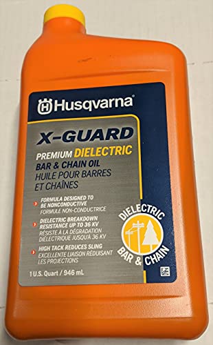 Husqvarna X-Guard Premium Dielectric Bar & Chain Oil Quart
