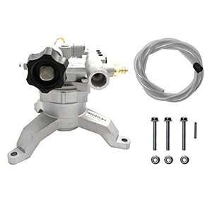 OEM Technologies 90025 Vertical Axial Cam Replacement Pressure Washer Pump Kit, 2400 PSI, 2.0 GPM, 7/8" Shaft, Includes Hardware and Siphon Tube, for Residential and Industrial Gas Powered Machines