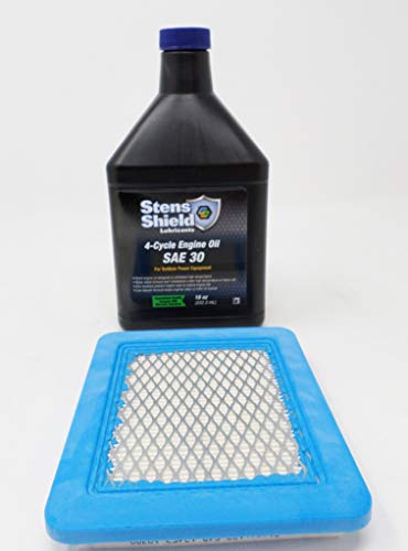 Stens SAE 30 4-Cycle Engine oil and Air Filter (Replaces 491588S)