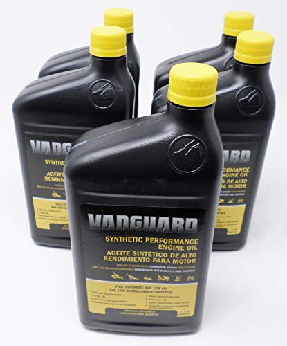 Briggs & Stratton 5 Pack 15W-50 Quarts Full Synthetic Vanguard Engine Oil