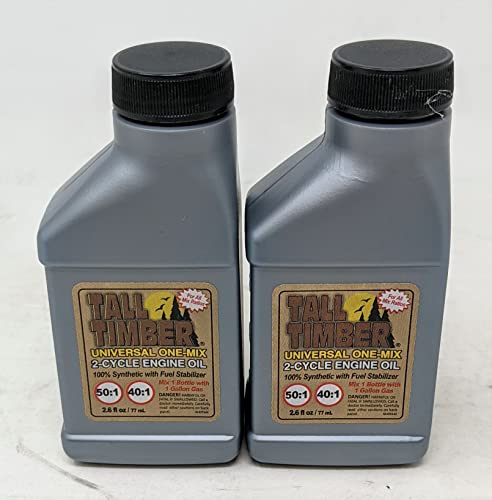 Tall Timber (Pack of 2) Full Synthetic Universal One-Mix 2-Cycle Oil 2.6 Oz #820324180