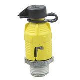 Stens 125-508 Oil Drain Valve, 3/8"- 18" NPTF Threads, Uses 1/2" Hose, Quick Twist and Pull Motion to Open