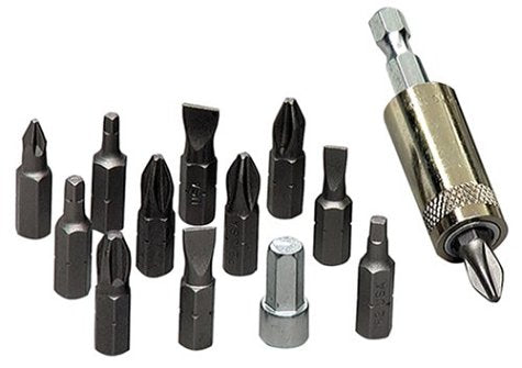Makita 784869-A Shorty 3-1/8-Inch Bit Tip Holder with 12-Bit Tip Assortment (Discontinued by Manufacturer)