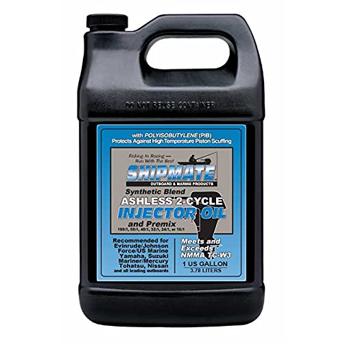 Shipmate Outboard Synthetic Blend 2-Cycle Injector Oil Gallon #1020-4052