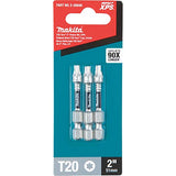 Makita E-00848 Impact XPS T20 Torx 2" Power Bit, 3/pk