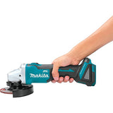 Makita XAG04Z 18V LXT Lithium-Ion Brushless Cordless 4-1/2? / 5" Cut-Off/Angle Grinder, Tool Only