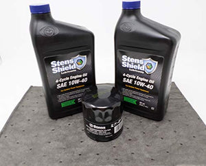 Stens 10W-40 Oil Change Kit 2-Quarts Oil and Filter (Replaces Kohler 52 050 02-s)