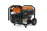 Generac 7676 GP8000E Portable Generator, Orange, Black