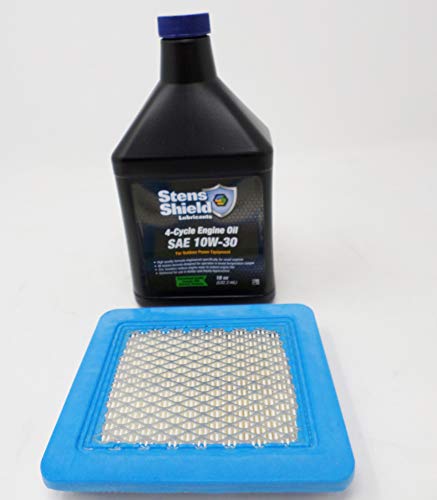 Stens SAE 10W-30 oil Bottle and Air Filter (Replaces 491588S)